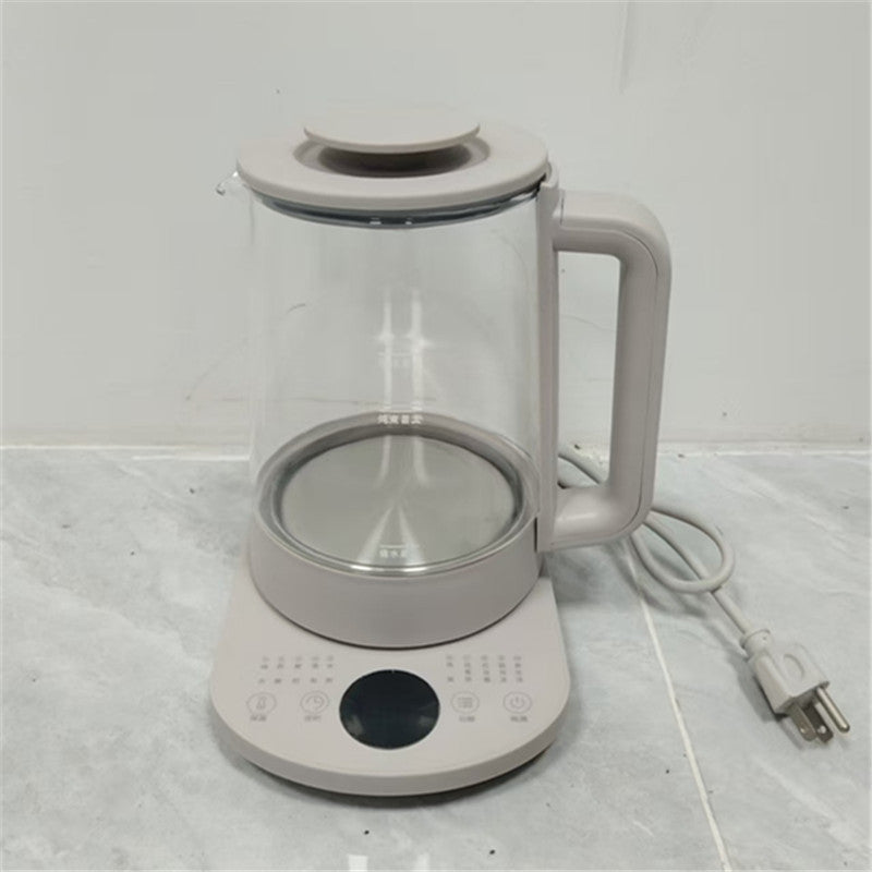 Automatic Glass Tea Maker with Tea Strainer - 1.5L Home Kitchen Appliance
