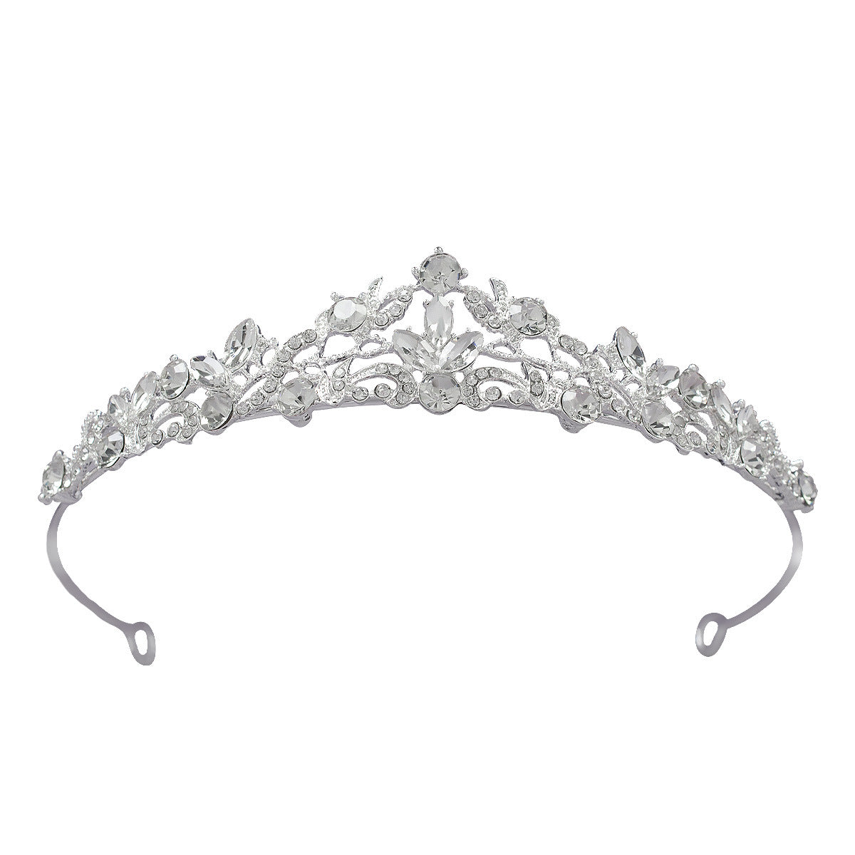 Diamond Crown Hairband - Rhinestone Tiara Headpiece