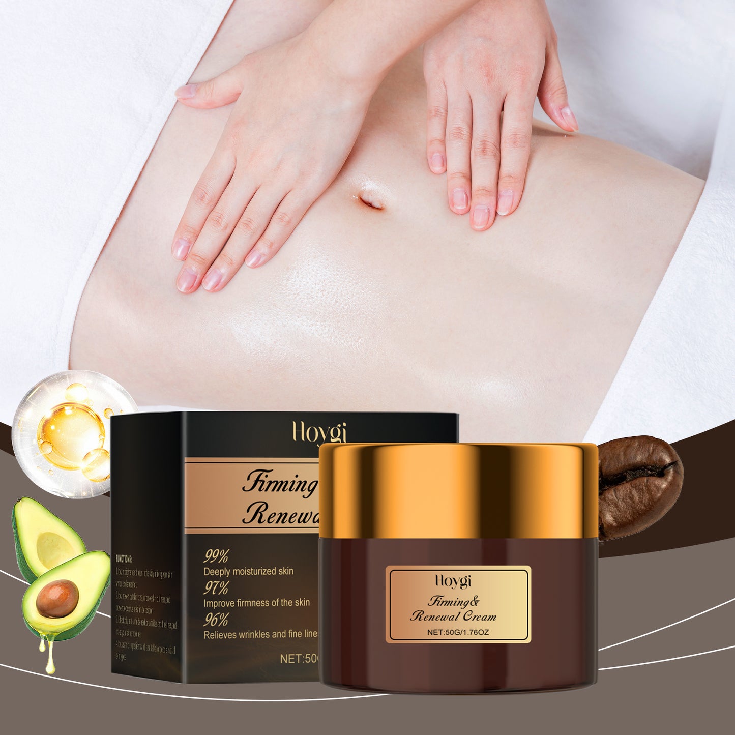 Niacinamide Body Cream with Hyaluronic Acid - Moisturizing Skin Repair