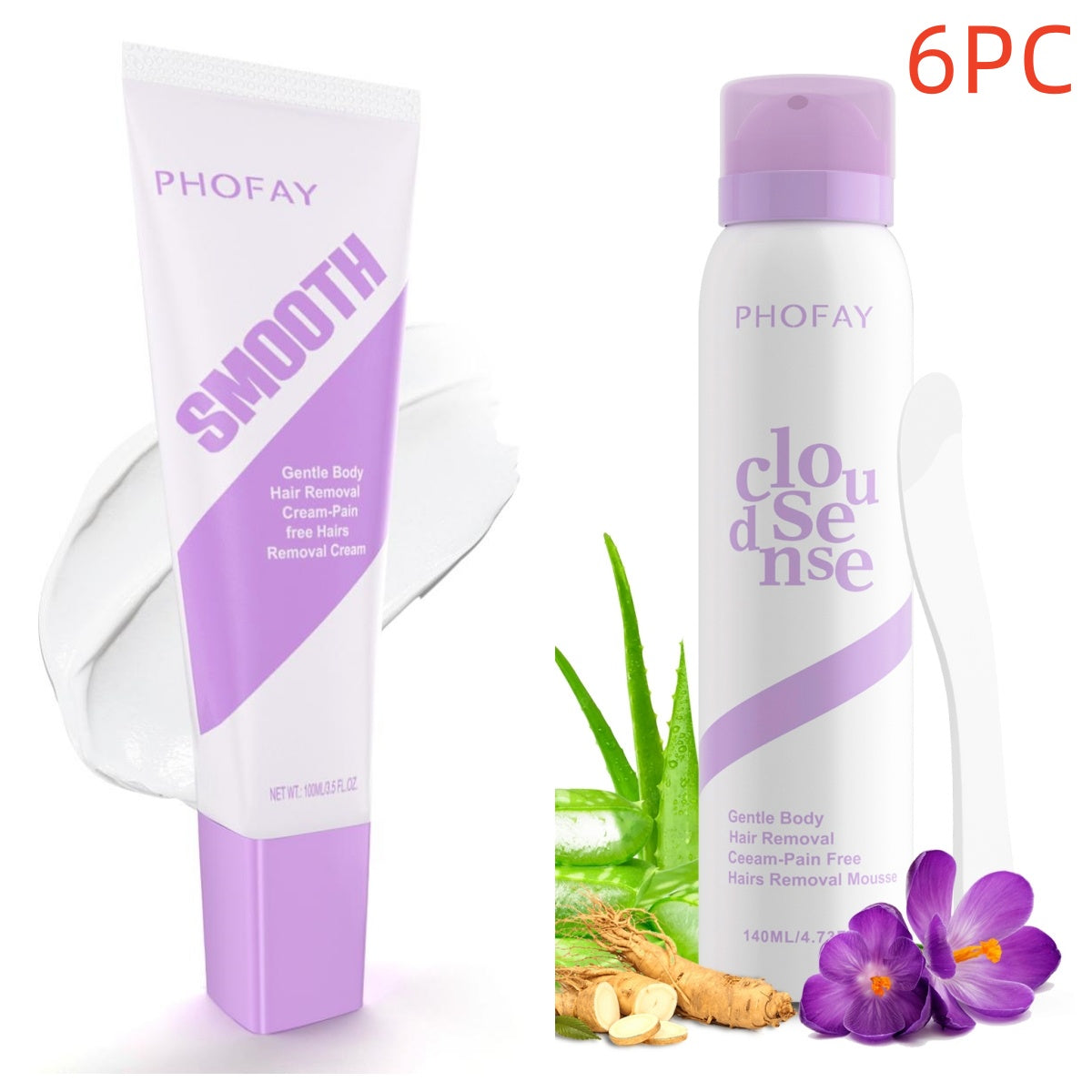 Gentle Hair Removal Spray Depilatory Cream - Painless Skin Care Solution