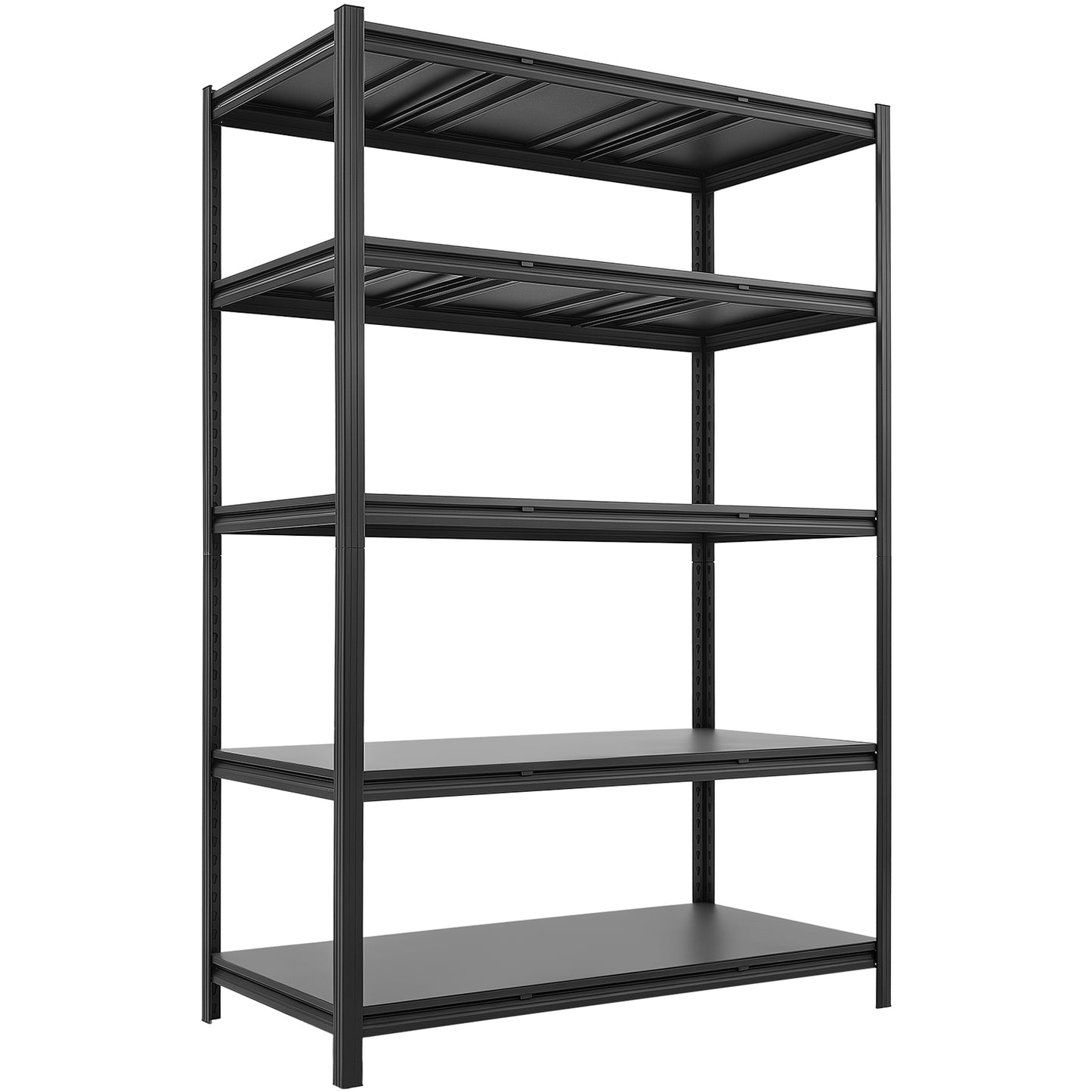 Heavy Duty 5-Tier Garage Storage Shelves - Adjustable Metal Utility Rack, 3000 lbs Capacity