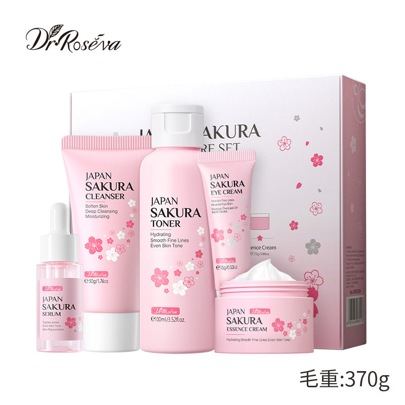 Sakura Series Body Care Five-Piece Set