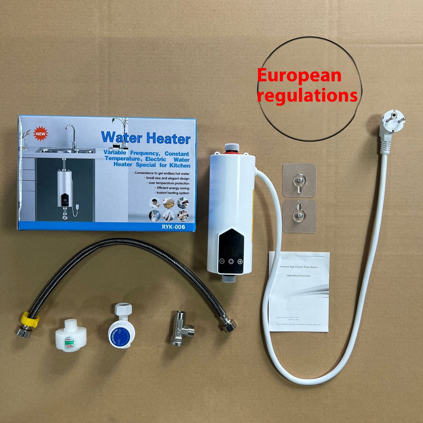 Electric Water Heater for Home & Bathroom 2KW-5.5KW Vertical Tank