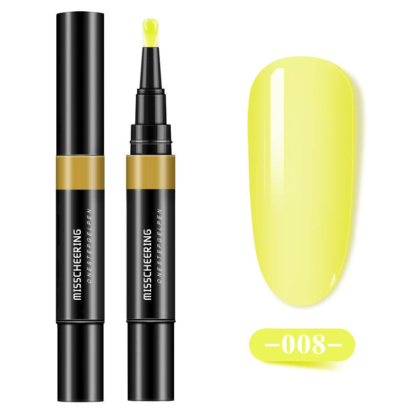 One-Step Nail Polish Gel Pen - No Primer, Long-Lasting