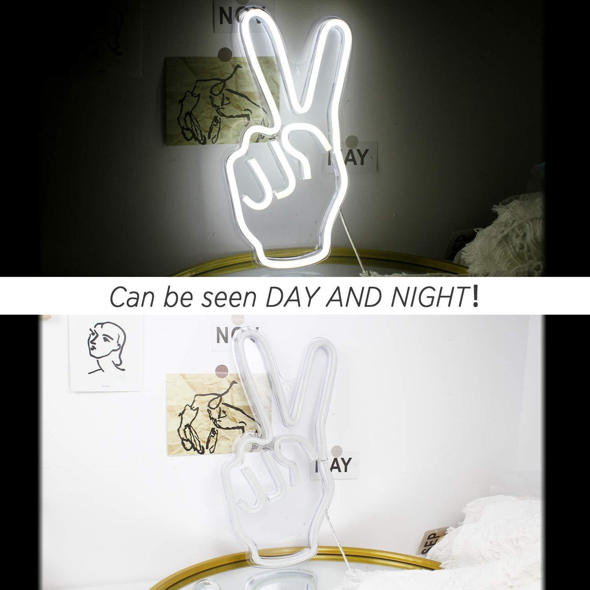 LED Neon Light Sports Bar Wall Decor - Glowing Pendant Light