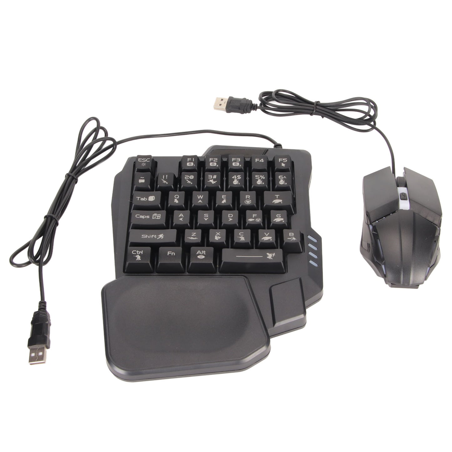 RGB Gaming Keyboard and Mouse Combo for Mobile Gaming