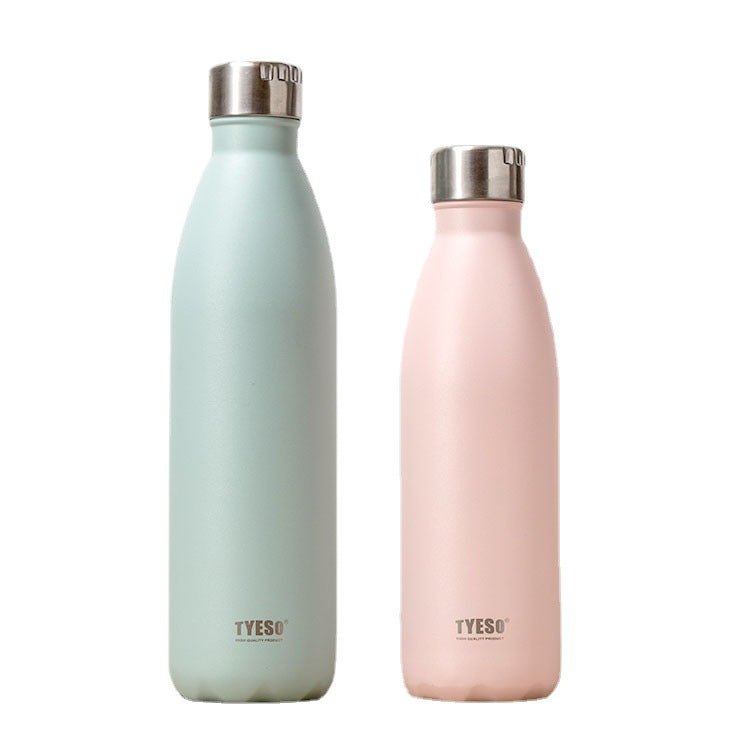 304 Stainless Steel Large Capacity Outdoor Sports Water Bottle - Portable Hydration Cup