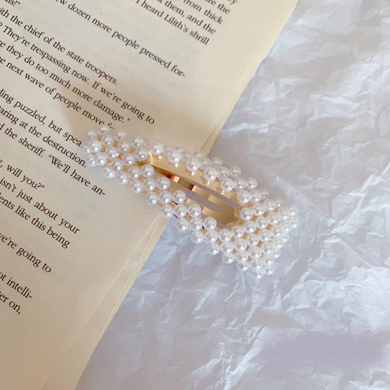 Beaded Pearl Side Clip Hairpin - Multiple Sizes & Styles