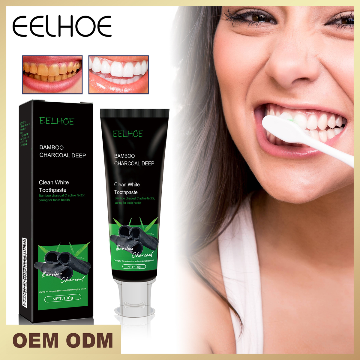 Bamboo Charcoal Whitening Toothpaste 100g