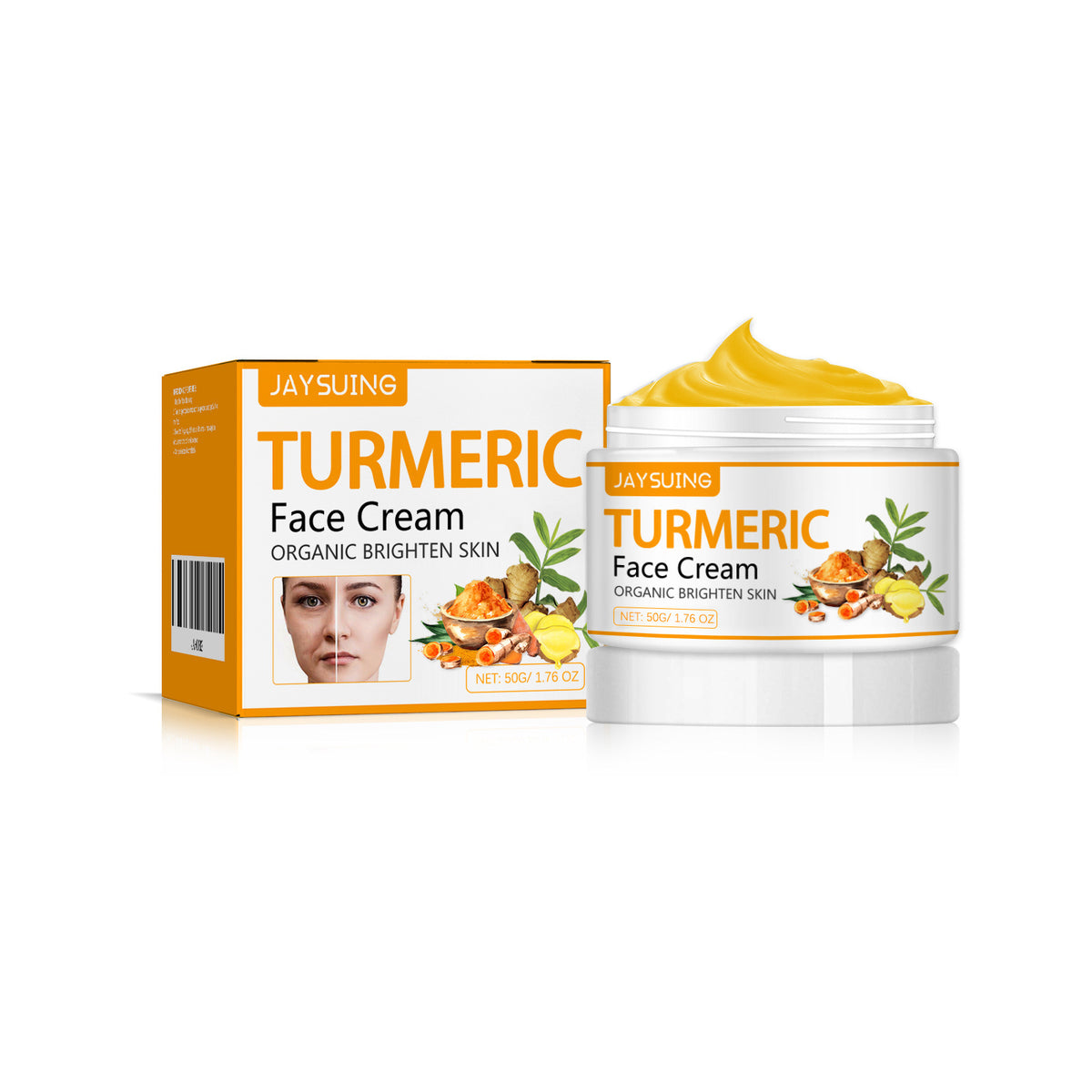 Turmeric Brightening Facial Cream - 50g
