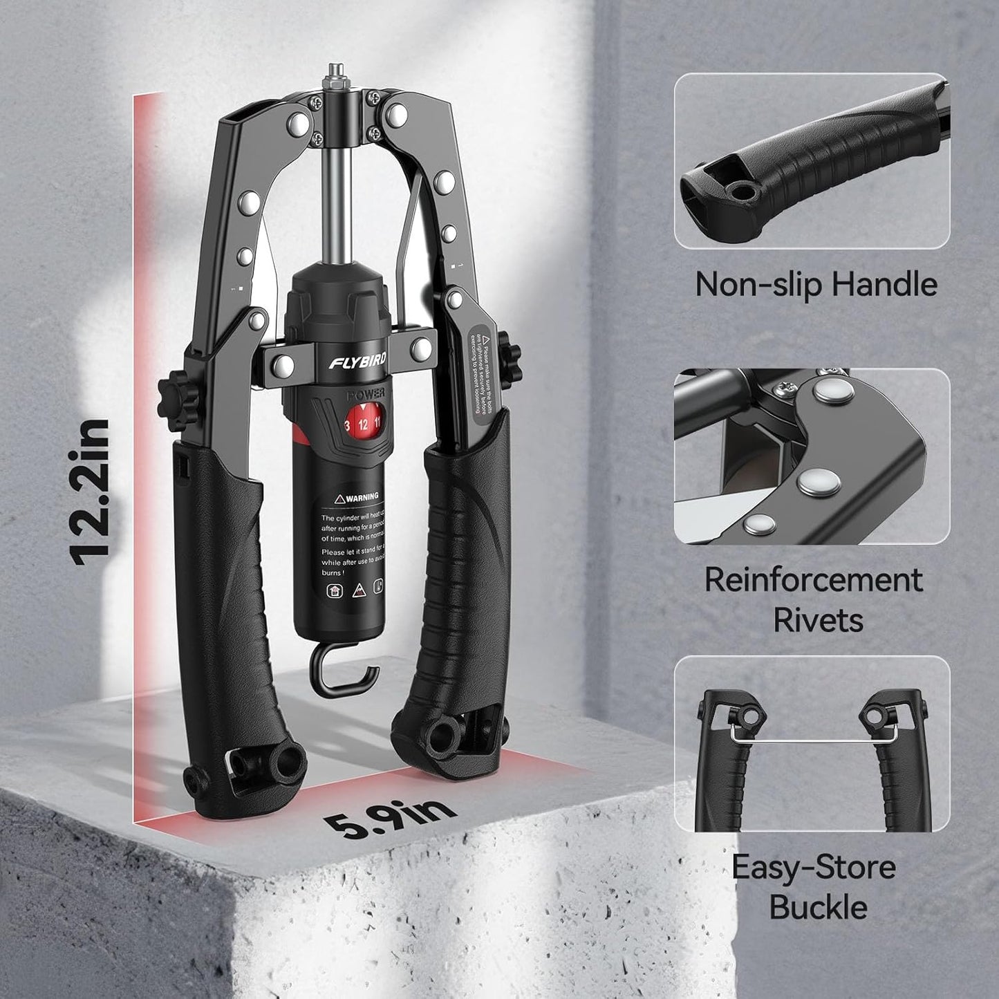 Adjustable Hydraulic Arm Exerciser - Strength Training Bar