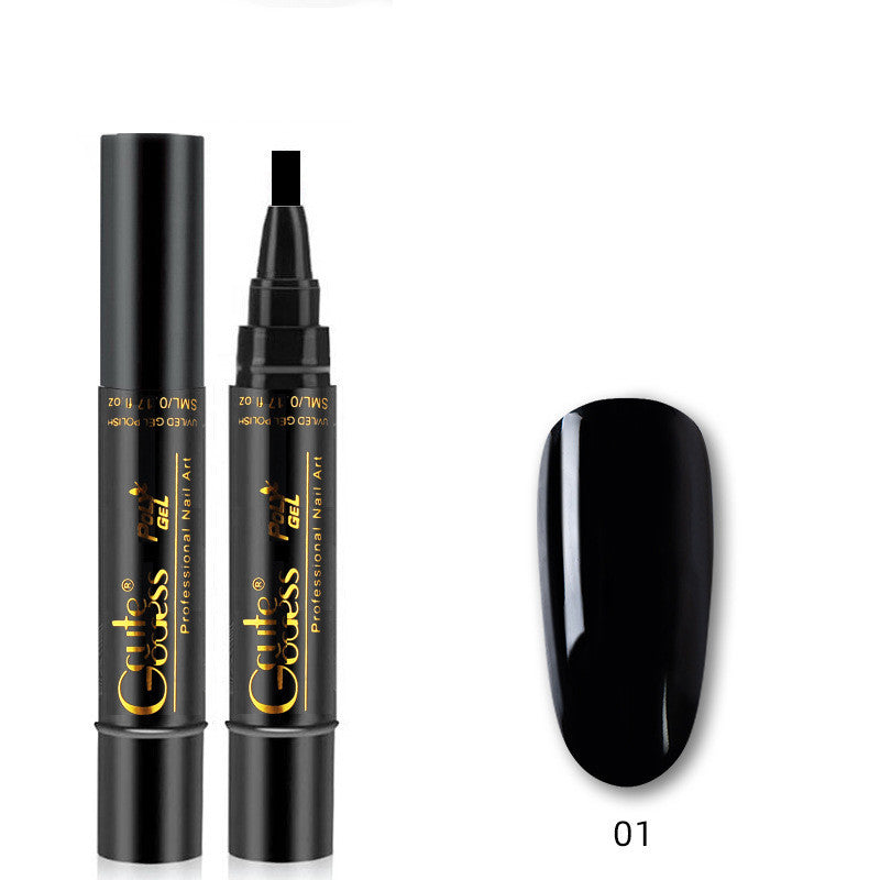 3-in-1 Magnetic Nail Art Pen - Quick-Dry Gel for French & Water Ripple Effects
