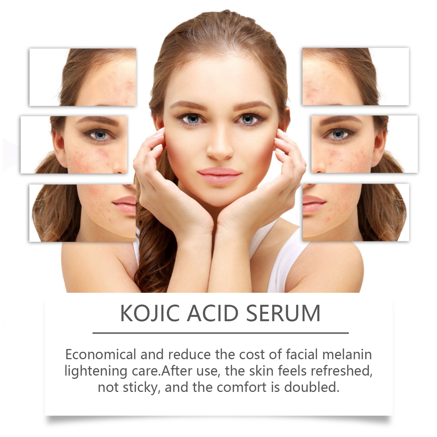 Kojic Acid Facial Serum - Moisturizing & Brightening Skin Care Essence 30ml