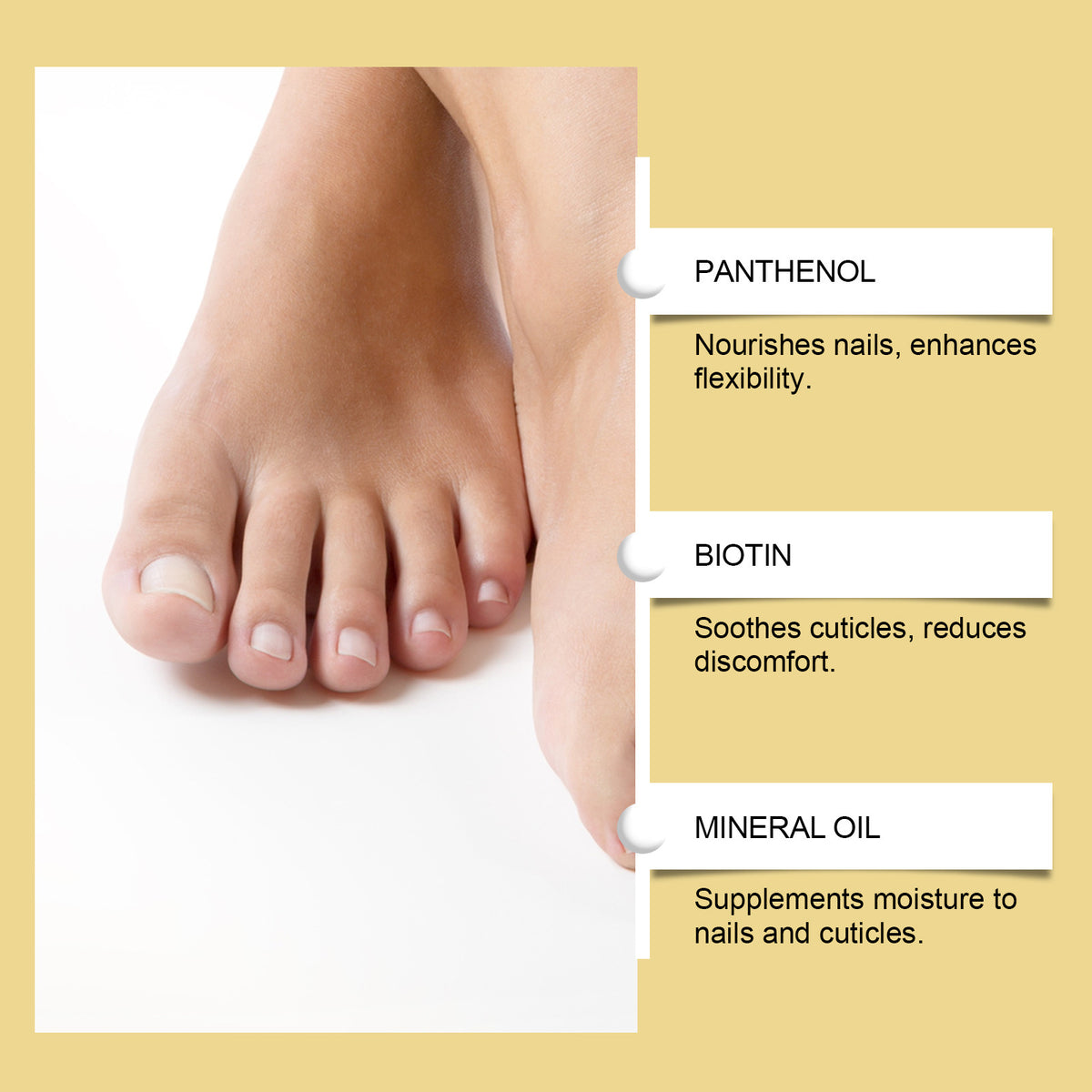 Nail Care Patches with Panthenol & Biotin - 32 Pieces