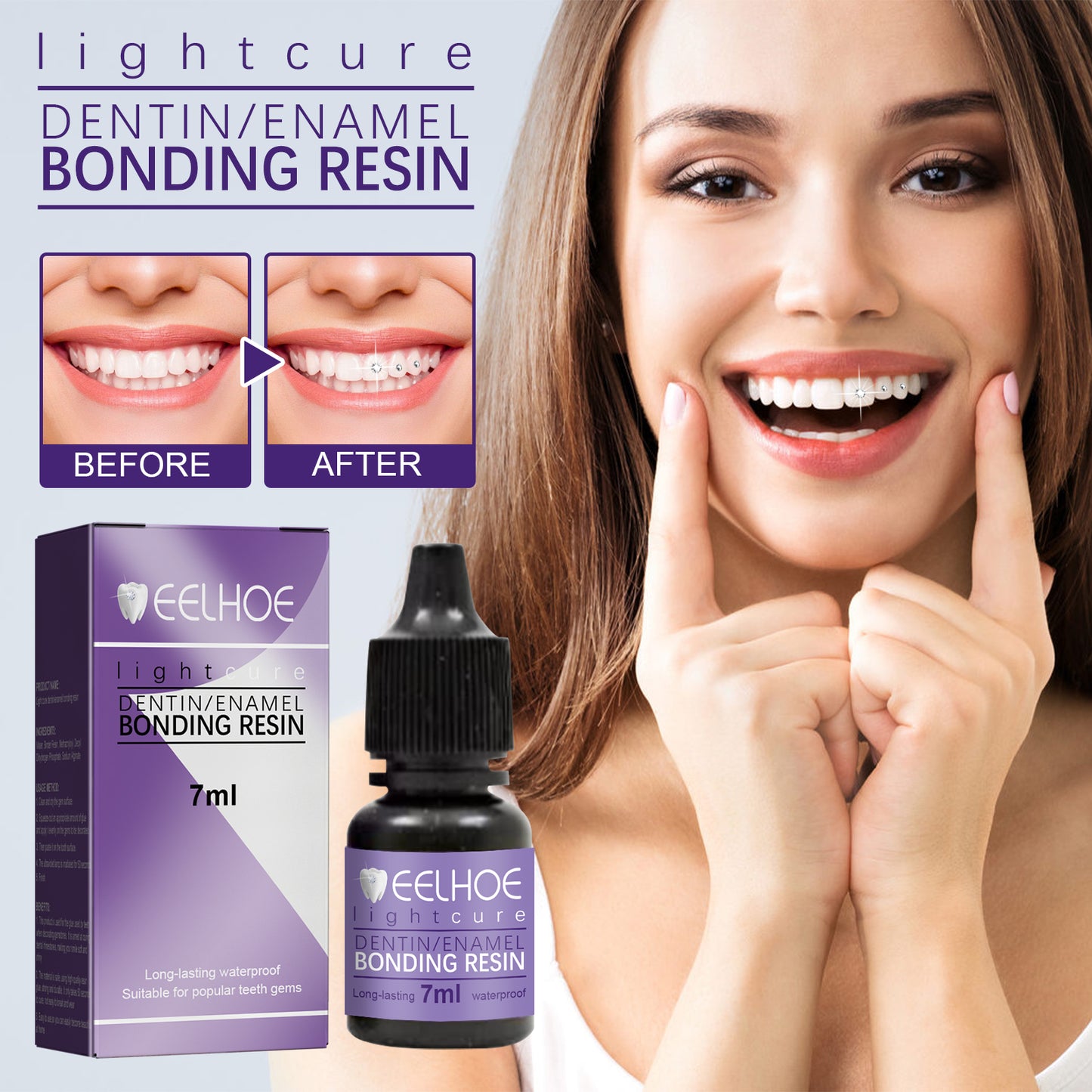 Dental Tooth Gem Adhesive Glue - DIY Professional Teeth Jewelry Bonding