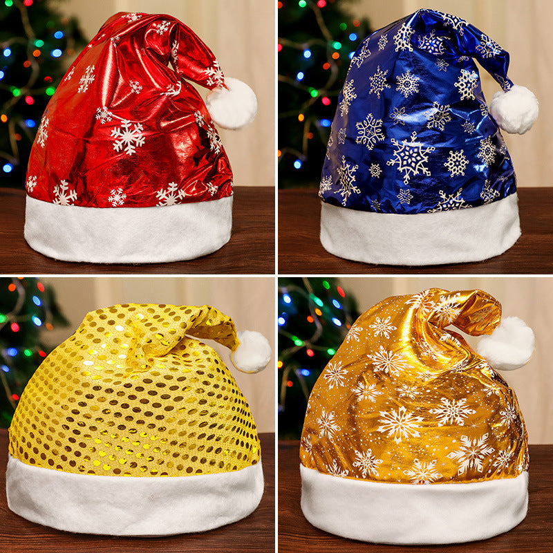 Christmas Hat for Children - Snowflake & Sequin Holiday Costume