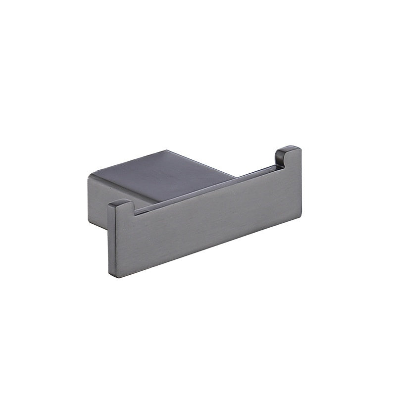 Stainless Steel Bathroom Clothes Hook Double Wall Mount - Modern Minimalist
