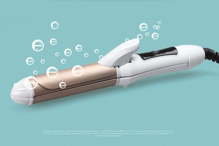 Dual-Use Hair Straightener and Curling Iron - Ceramic Glaze, Small Round Plug