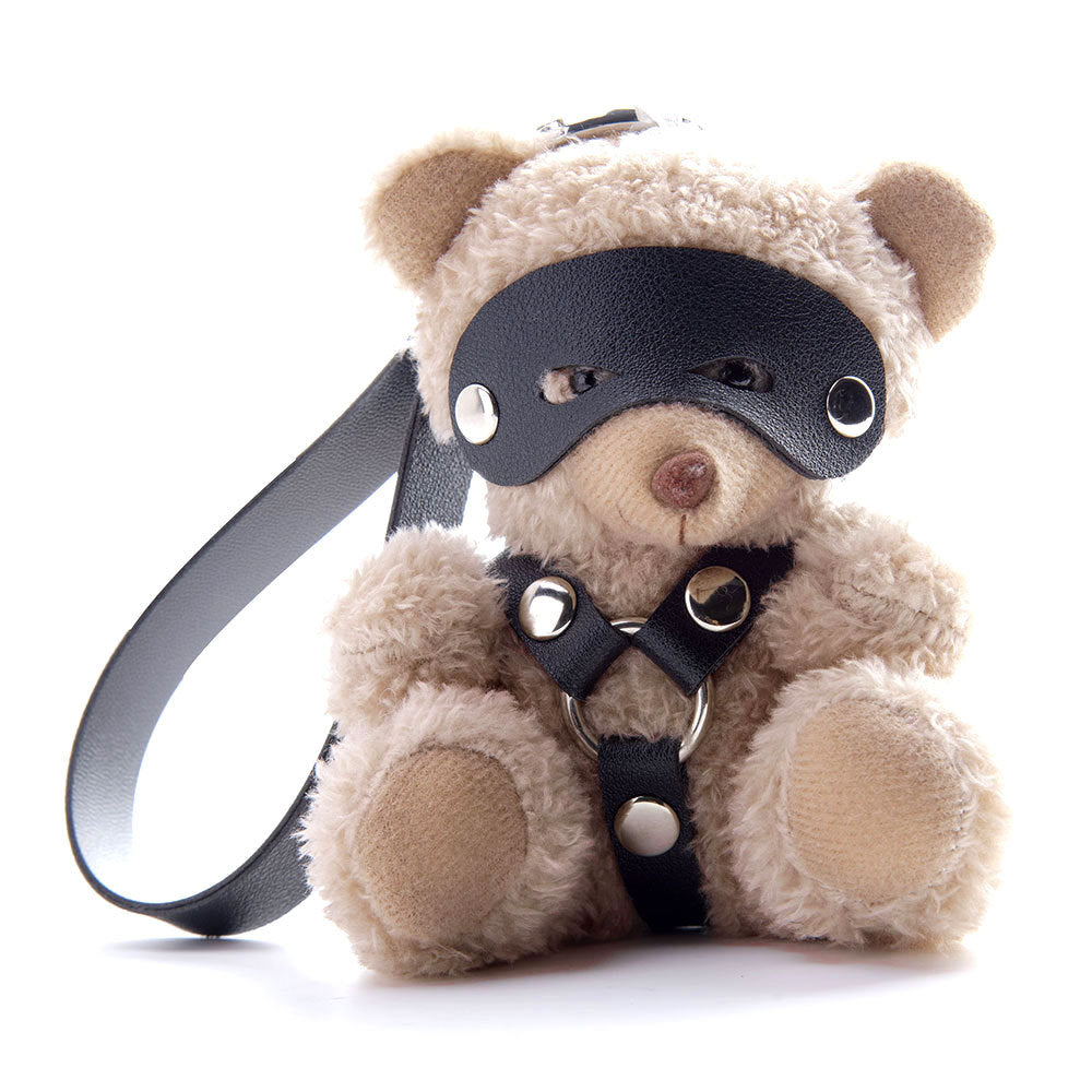 Bear-Themed Eye Mask for Bondage and Role-Playing Positions