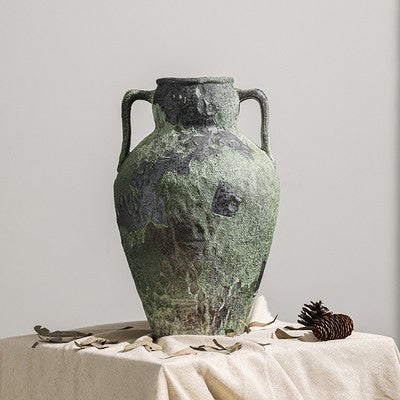 Handcrafted Stoneware Vase for Dried Flowers & Decorative Arrangements - Multiple Sizes