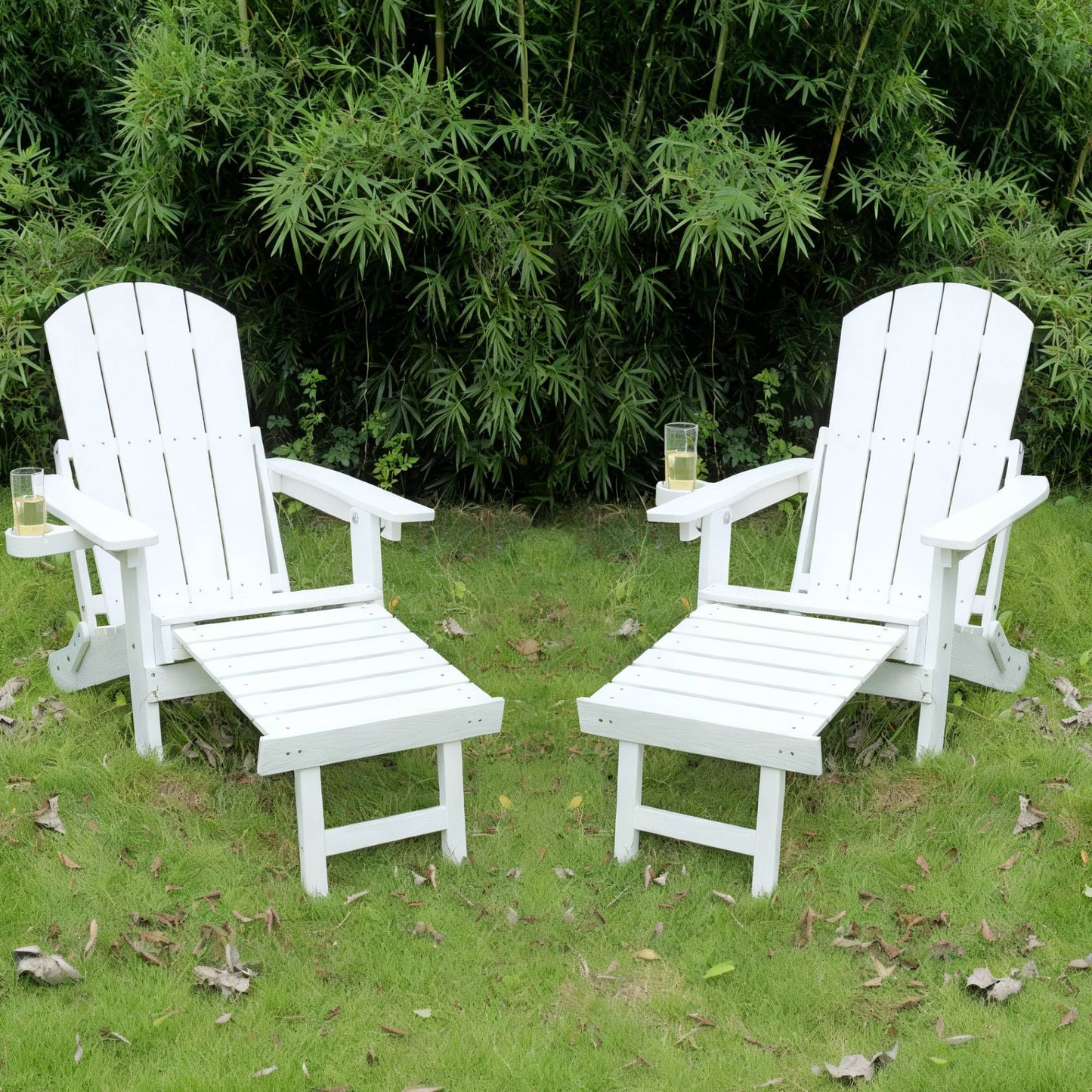 2-Piece All-Season Outdoor Lounge Chairs Perfect For Patio Chats &