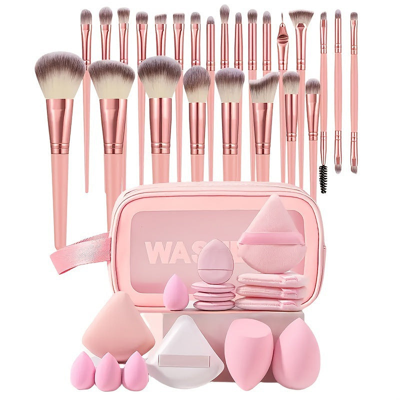 Beauty Tool Set 40 Pieces Makeup & Face Wash Full Collection