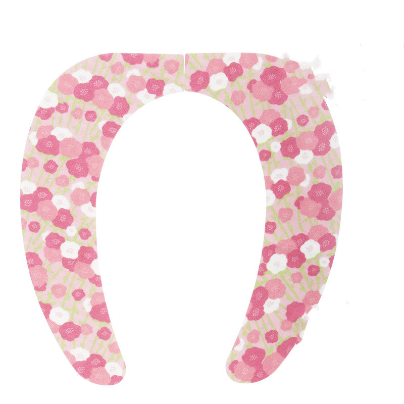 Waterproof Non-Marking Adhesive Toilet Seat Cover - Reusable & Easy Install