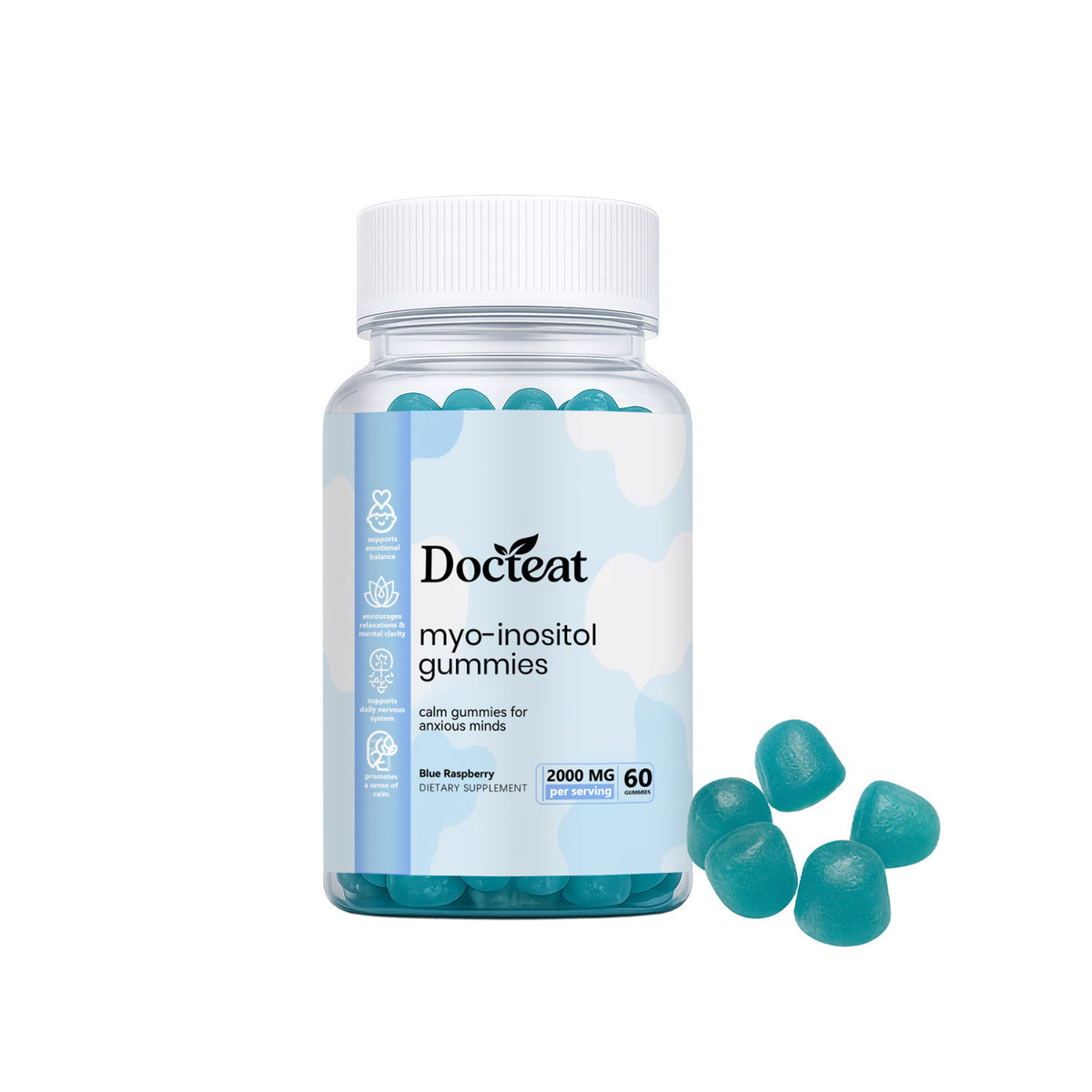 Emotional Management Support Gummies - 60 Count, Health & Wellness Supplement