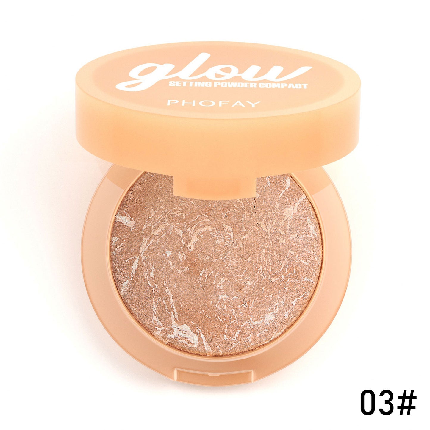 Matte Setting Powder Compact - Oil Control & Brightening Face Makeup