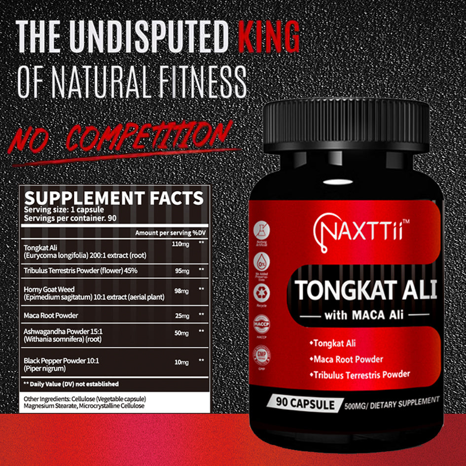 Tongkat Ali Supplement for Men - 90 Capsules - Natural Energy Support