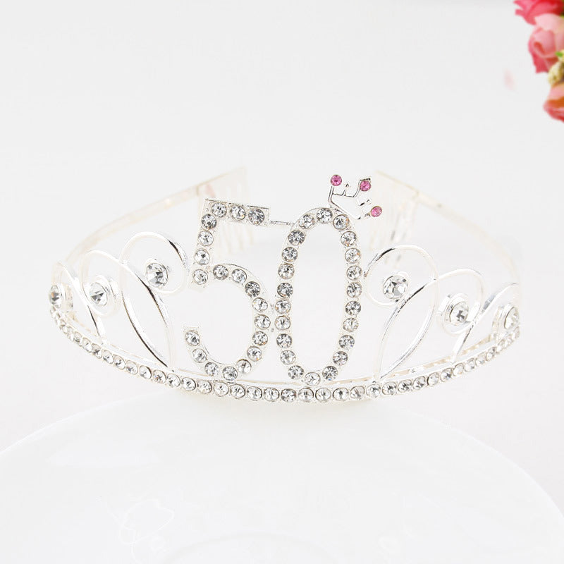 Diamond Crown Hair Clip - Multiple Colors