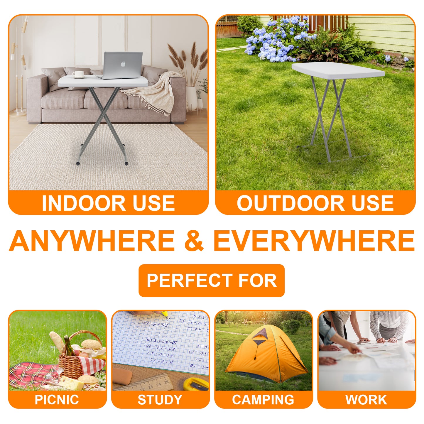 76-50-70.5cm Mini Folding Table