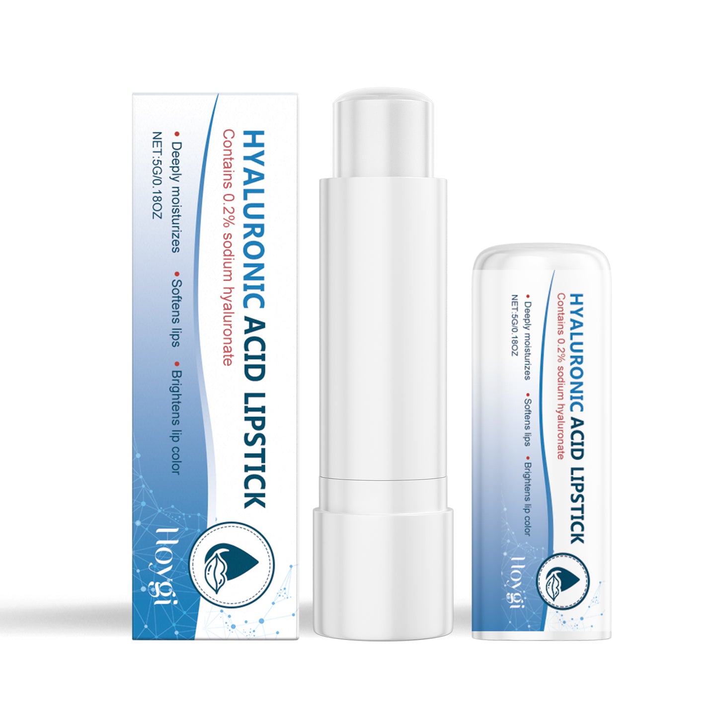 Hyaluronic Acid Lip Balm - Hydrating & Moisturizing Repair Treatment
