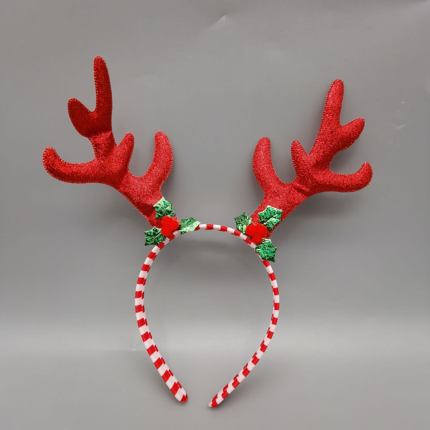 Christmas Headband with Snowflake and Antler Designs - Festive Hair Accessory