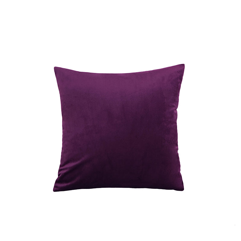 Velvet Lumbar Support Pillow Cover for Office Car Home Decoration