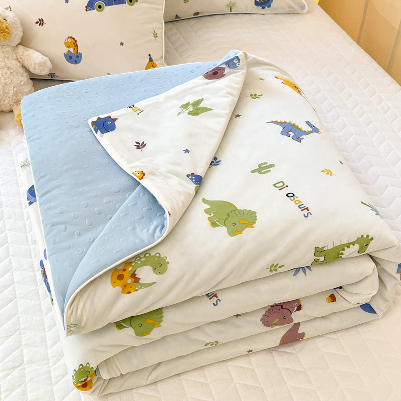 Summer Dormitory Single Cool Feeling Quilt - Multiple Sizes & Patterns