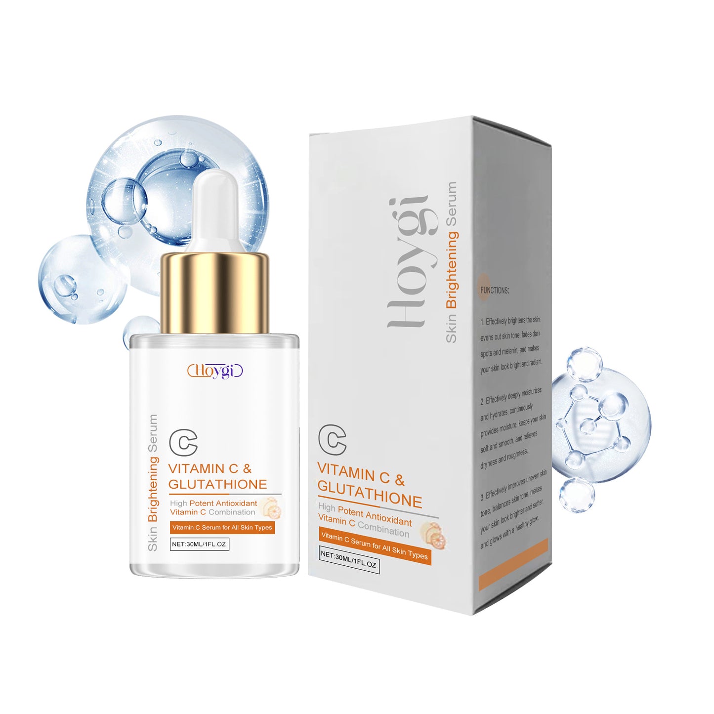 Vitamin C Brightening Facial Essence 30ml - Hydrating & Rejuvenating Skin Care