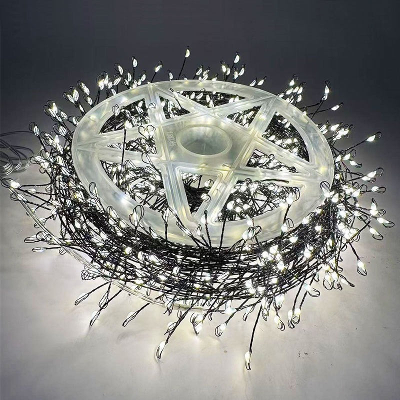 LED Christmas Light Chain Firecracker Copper Wire Decor 2m-9m Multicolor
