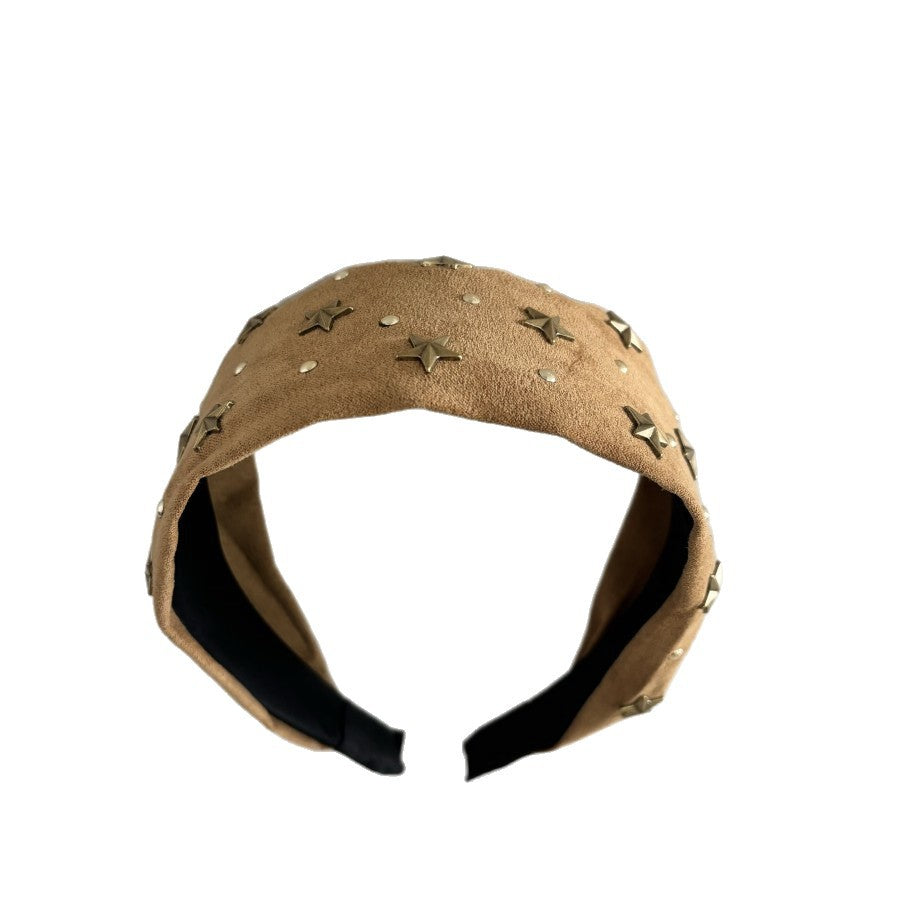 All-Match Rivet Headband for Women - Simple, Stylish Hair Accessory