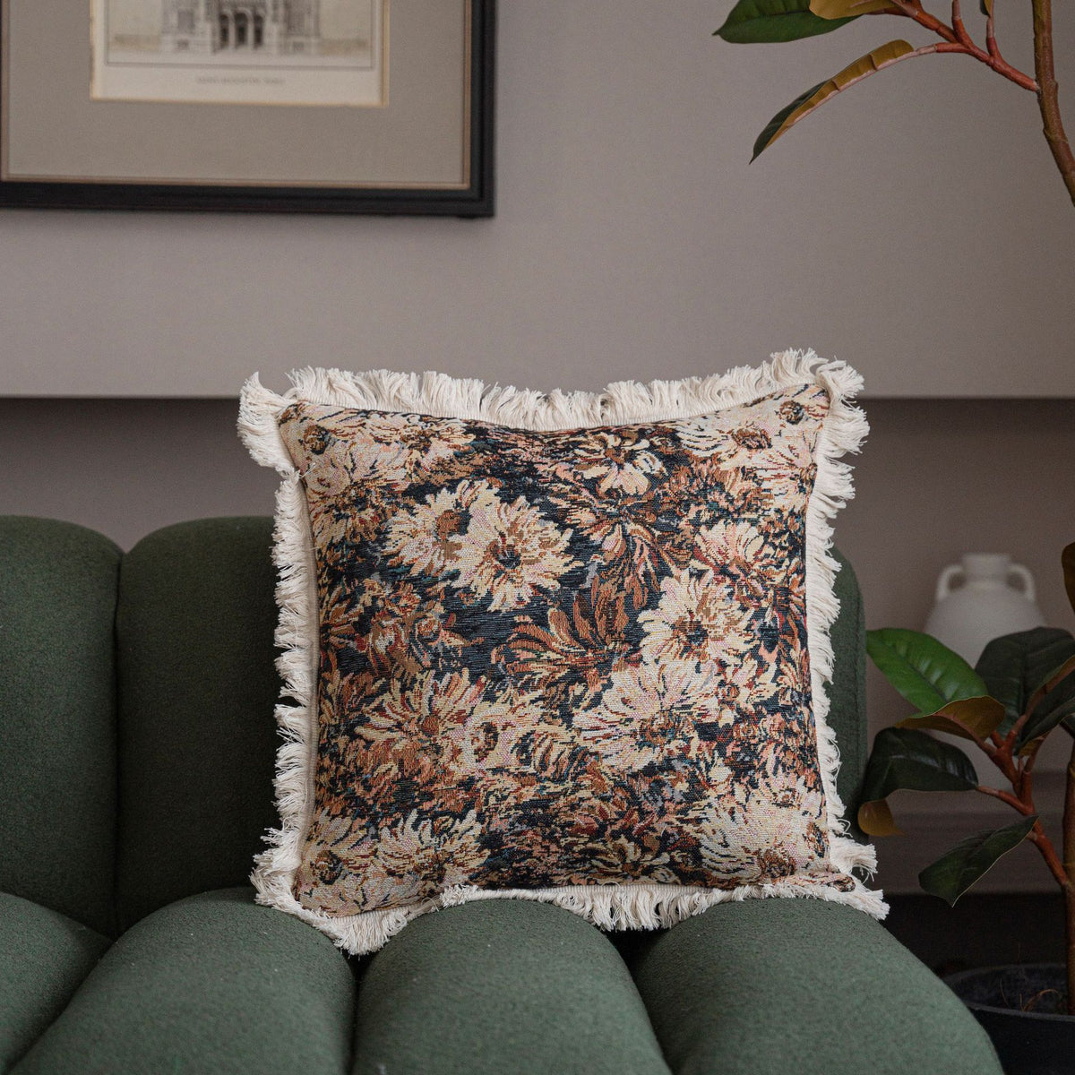 Multicolor Jacquard Sofa Pillow Cases - 45x45cm & 60x60cm Decorative Cushion Covers