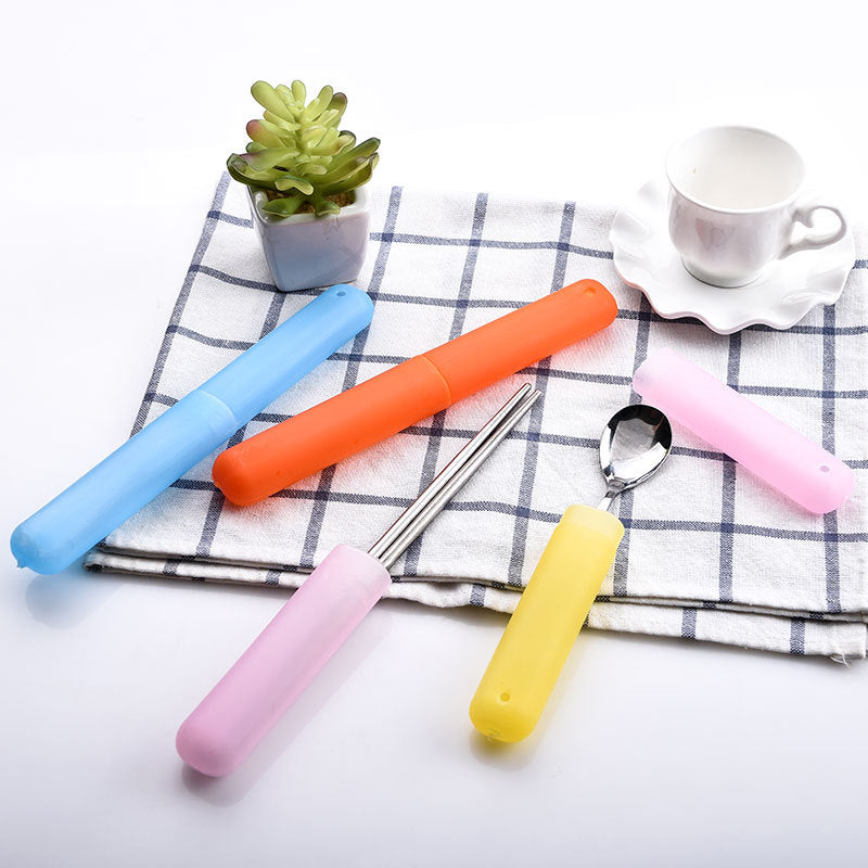 Cartoon Toothbrush Travel Case - Portable Bathroom Storage Box