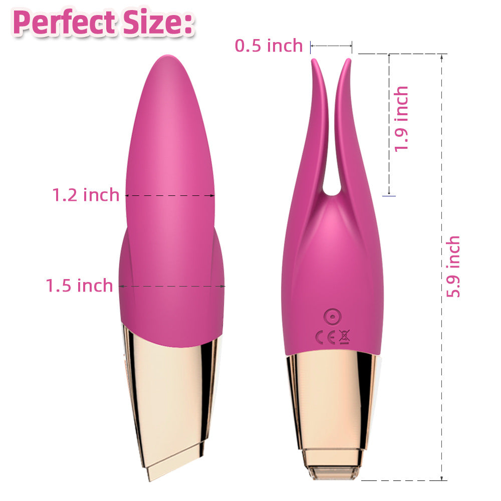 Silicone Lithium Battery Toy with 10-Speed Vibration Control - Pink, Violet, Red