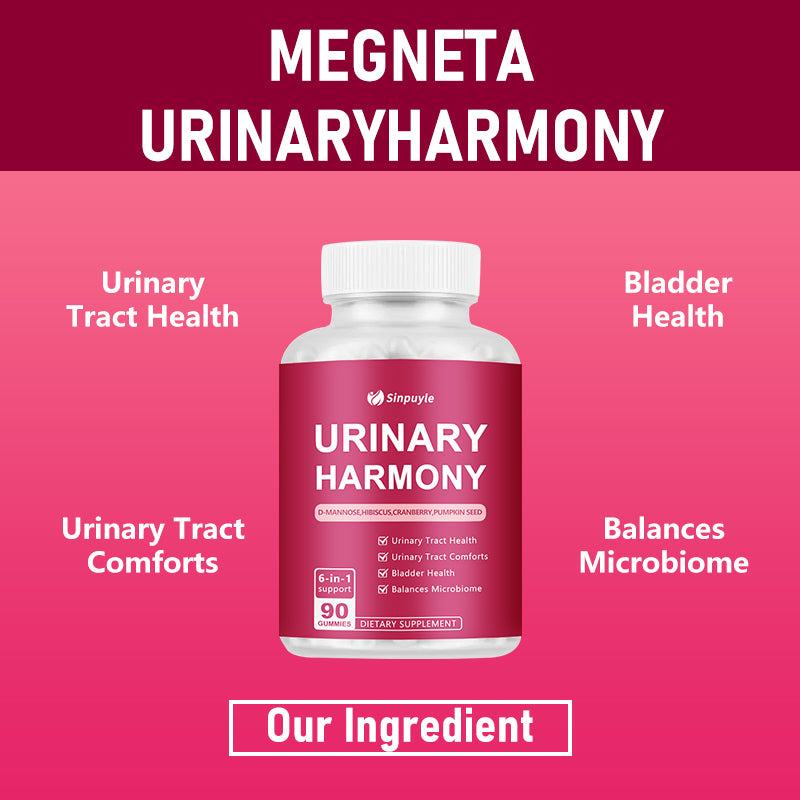 D-Mannose Cranberry Gummies - 6-in-1 Bladder Health Supplement - 90 Count