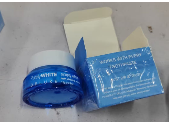Oral Care Whitening Toothpowder Stain Removal Facial Brush Yellow