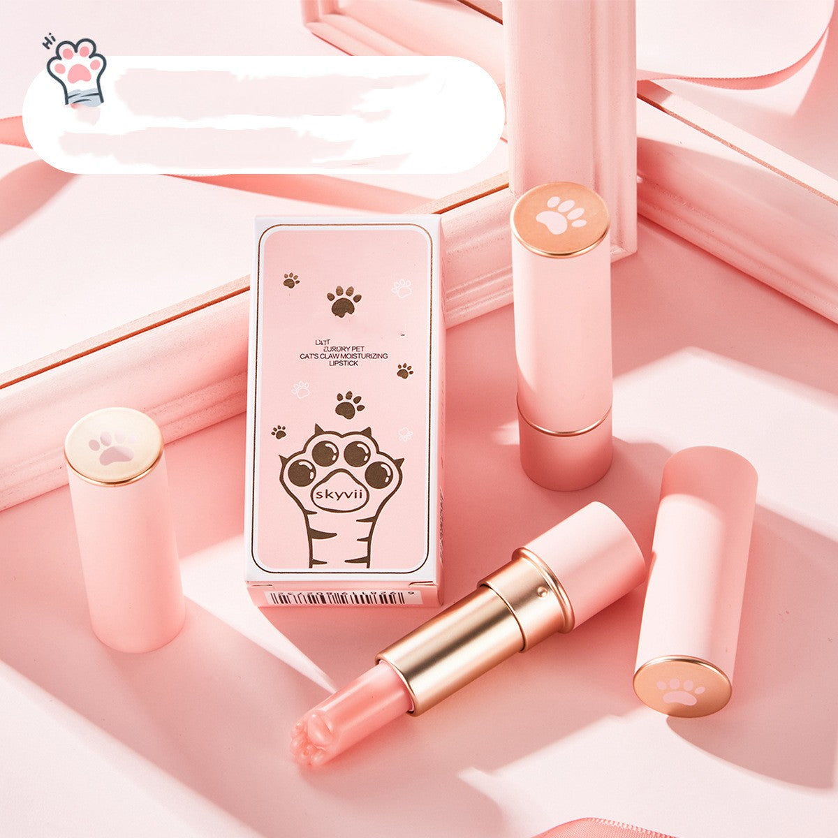 Moisturizing Lipstick with White Peach Scent - 30ml Hydrating Lip Care