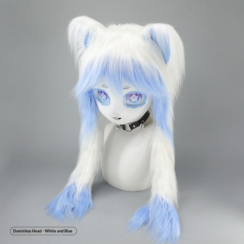 Lolita Cat-Ear Cosplay Plush Headpiece for Adults - Multiple Colors