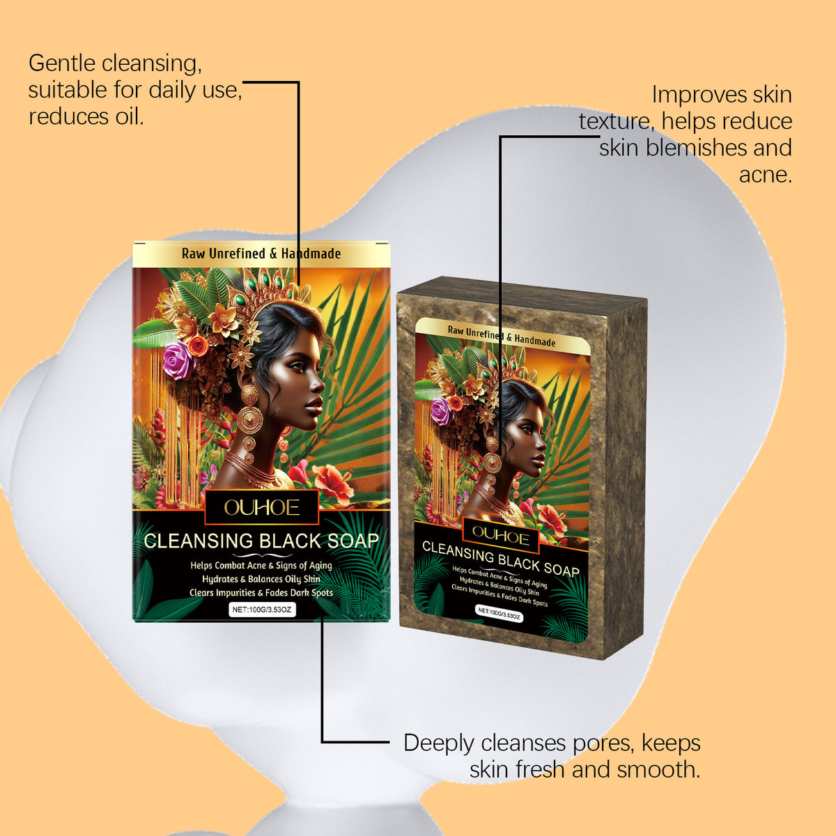 Deep Skin Cleaning Moisturizing Soap