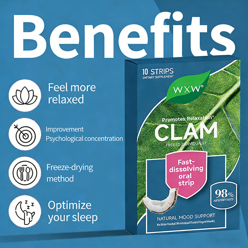 Melatonin Sublingual Film for Relaxation – Fast-Disintegrating Sleep Aid, 10 Tablets