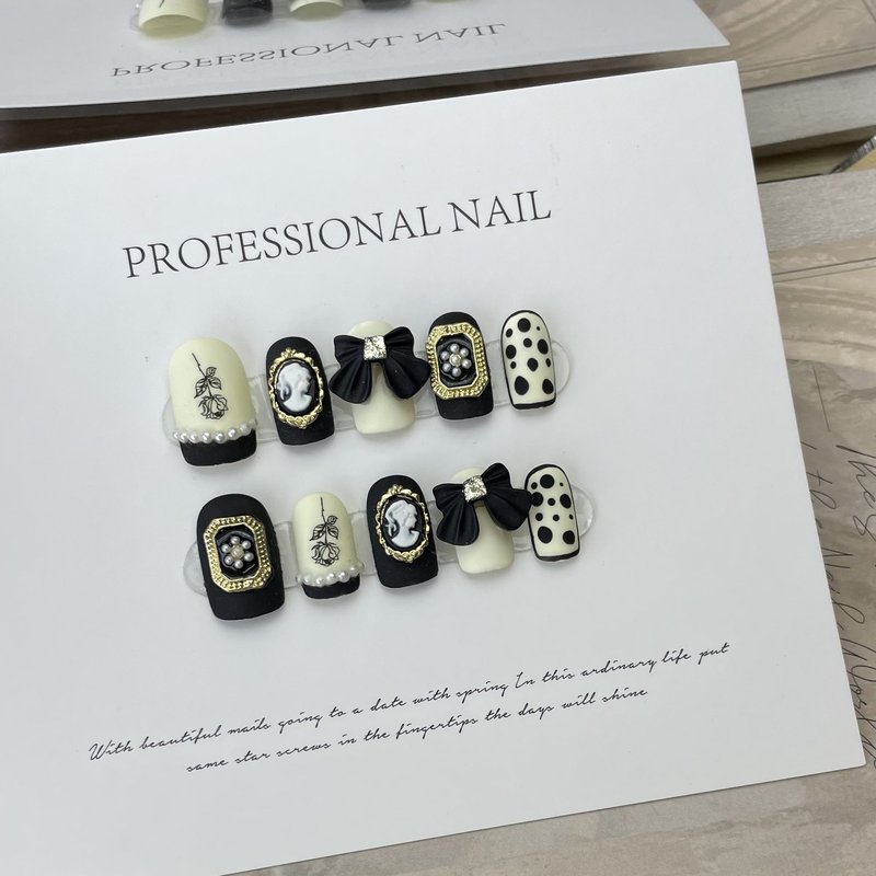 Handmade Nail Art Kit with Glue, File & Tools