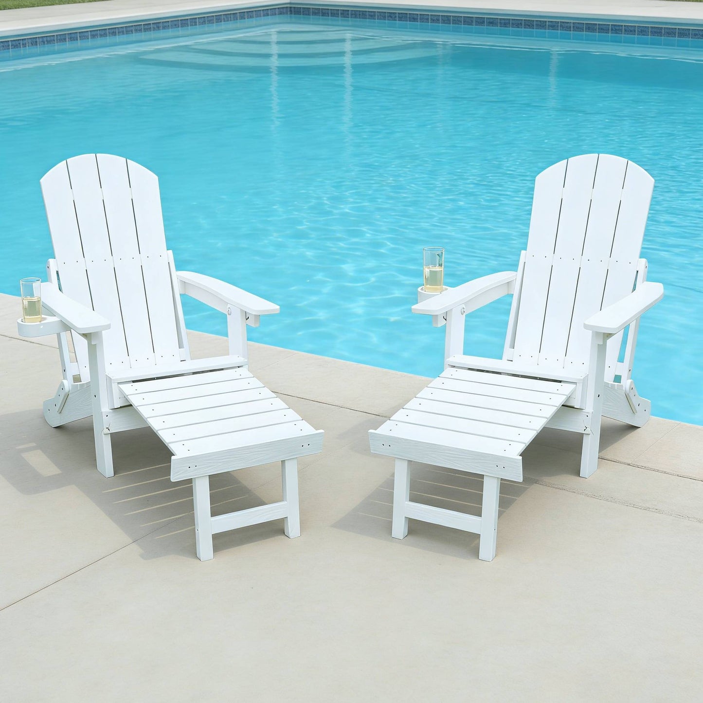2-Piece All-Season Outdoor Lounge Chairs Perfect For Patio Chats &